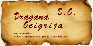 Dragana Očigrija vizit kartica